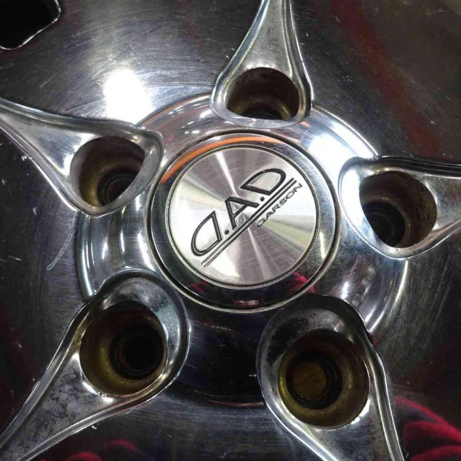 アルミ ギャルソン DAD 18×7.5J 4本SET PCD114.3mm +55 ハブ径