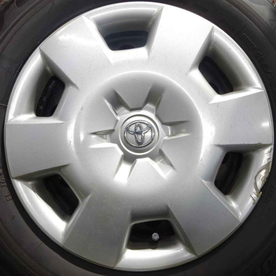 エコピア NH100 会社宛 送料無料 185/70R14×6J 88S サマータイヤ＆鉄 4