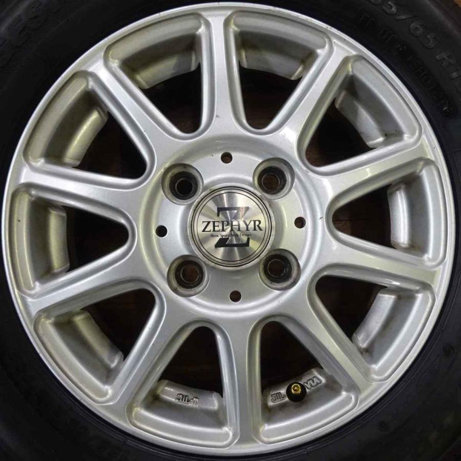155/65R13×4J 73S サマータイヤ＆アルミホイール 4本SET 