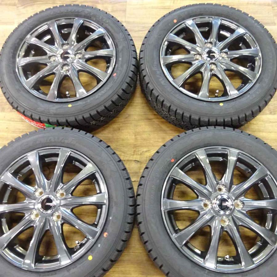 アイスナビ 155/65R14×4.5J 75Q スタッドレスタイヤ&SHONE製 アイスナビ 155/65R14×4.5J 75Q スタッドレスタイヤ&SHONE製