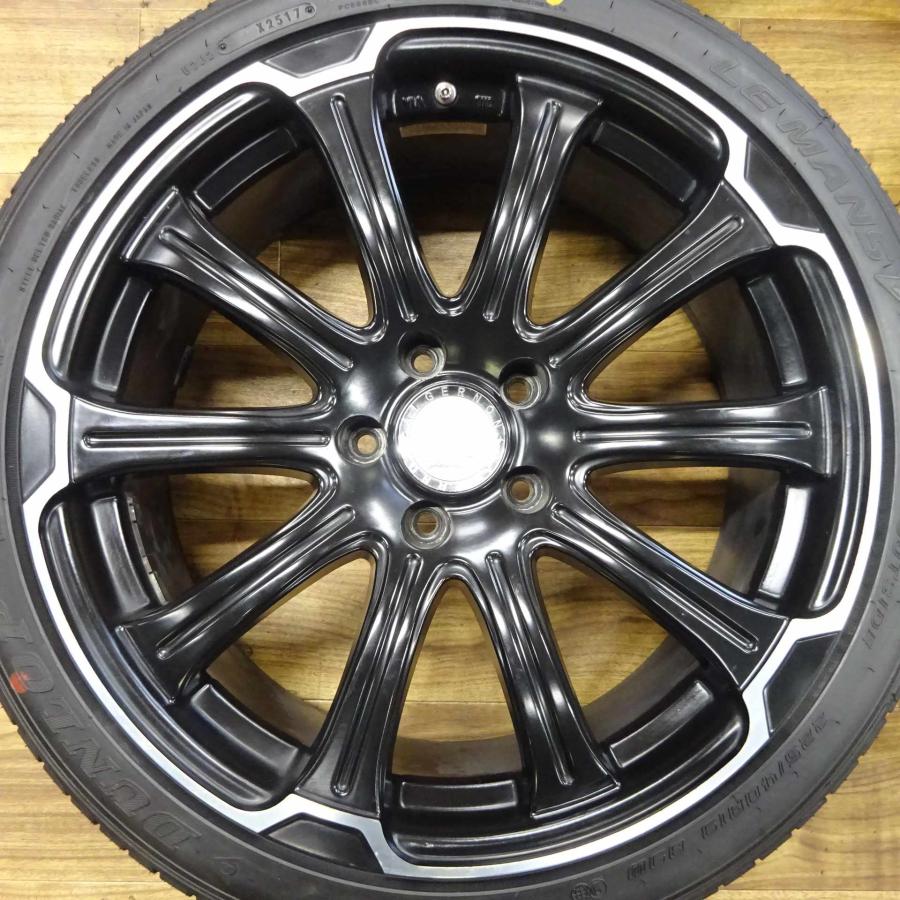 19インチ アルミホイールタイヤセット　タイヤバリ山 19インチホイールバリ山タイヤ付 4本