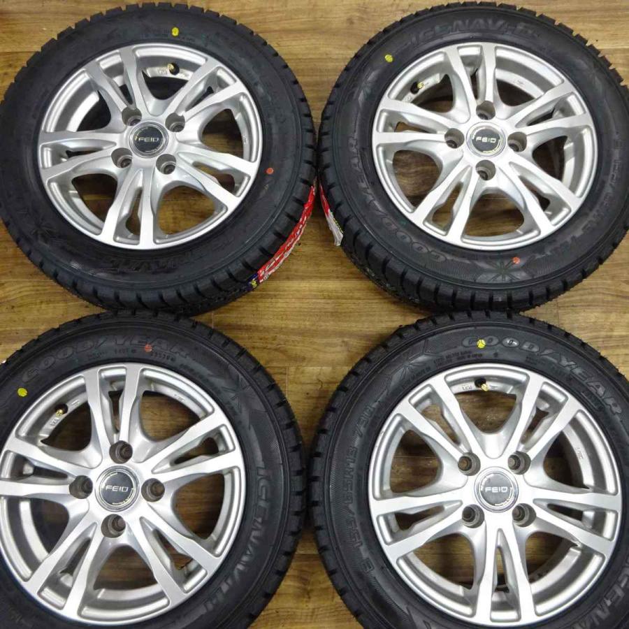 軽自動車など　13インチ　アイスナビ6　スタッドレスタイヤ 155/65R13　ホイール付　No.716 アイスナビ 6 軽自動車用スタッドレスタイヤ 155/65R13 73Q