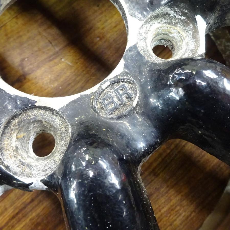 アルミ 社外 ブラックレーシング 13×4.5J 4本SET PCD114.3mm +45