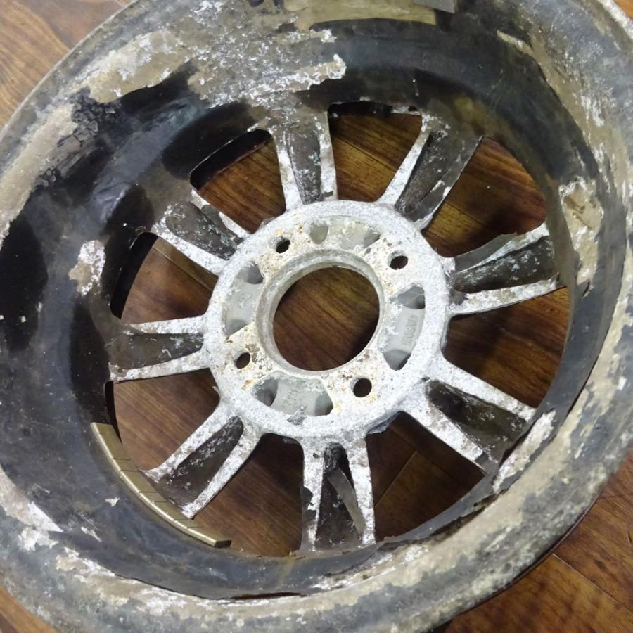 アルミ 社外 ブラックレーシング 13×4.5J 4本SET PCD114.3mm +45