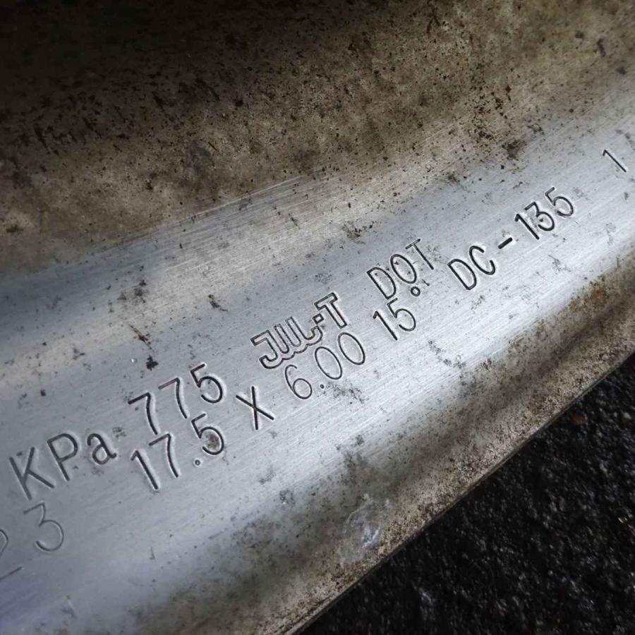 アルミ アルコア トラックホイール 17.5×6.00J 6本SET PCD222.25mm +