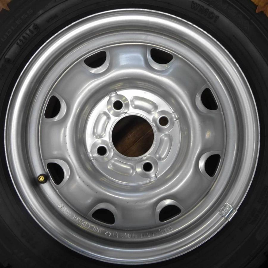 ◆最安販売！■管理番号：Q721■送料無料■155/65R13×4J■冬4本 ダンロップ DL ウィンターマックス WM01 国産 深溝 ブラック スチール タント 楽天市場】中古 155/65R13 タイヤホイール 4本セットDUNLOP WINTER