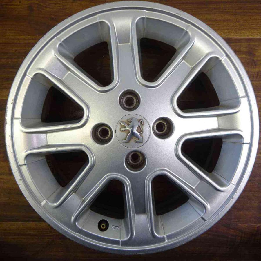 アルミ プジョー 1007 純正アルミ 16×6J 4本SET PCD108mm +27 ハブ径 