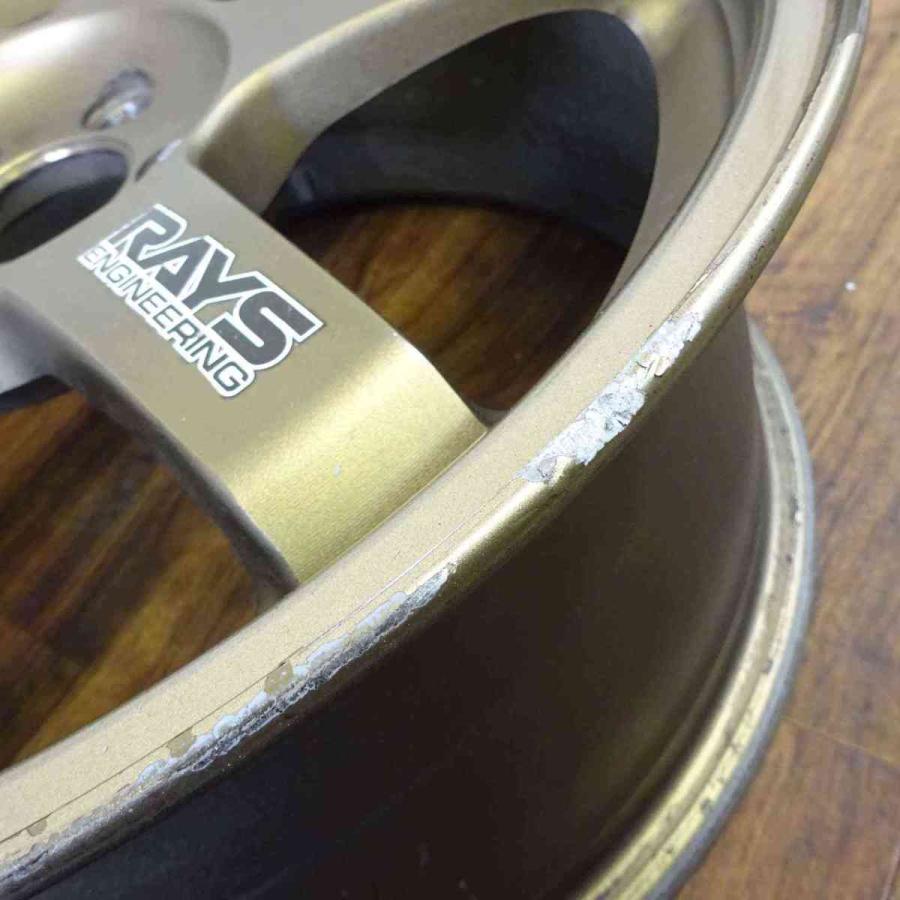 アルミ RAYS ボルクレーシングVR TE37 17×7.5J 4本SET PCD100mm +48