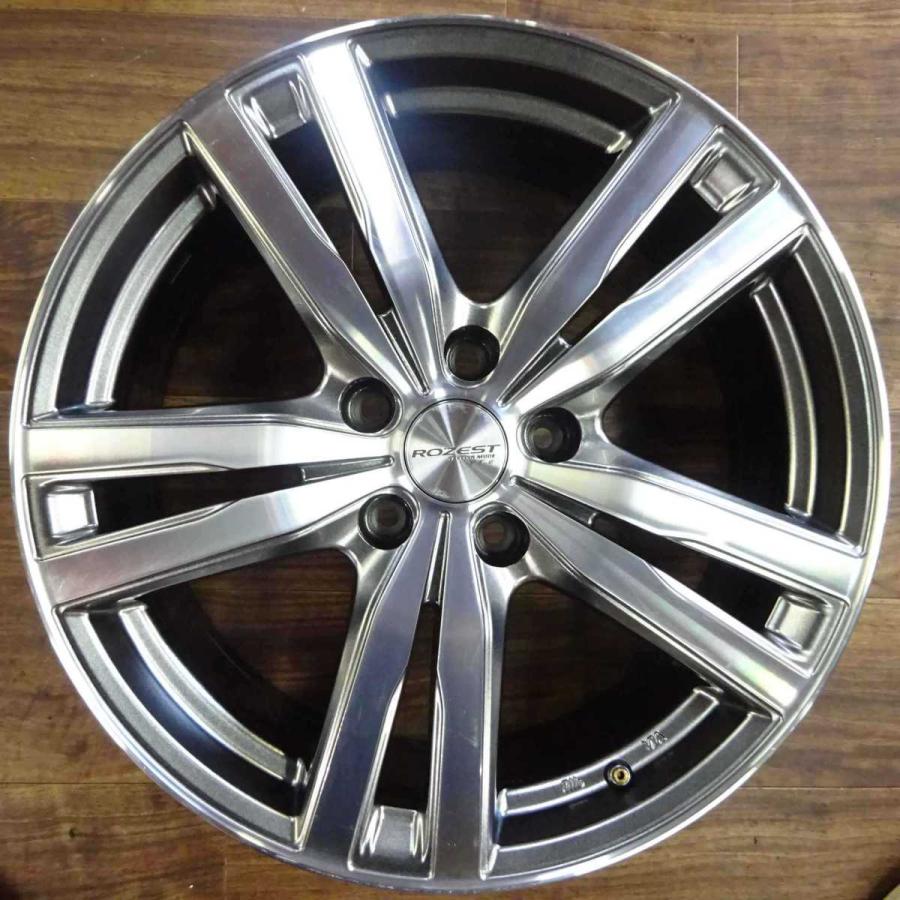 アルミ ROZEST YT-E 18×7J 4本SET PCD114.3mm +38 ハブ径73mm : 庄内