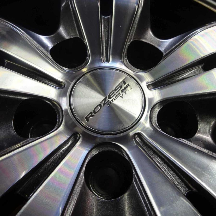 アルミ ROZEST YT-E 18×7J 4本SET PCD114.3mm +38 ハブ径73mm : 庄内 