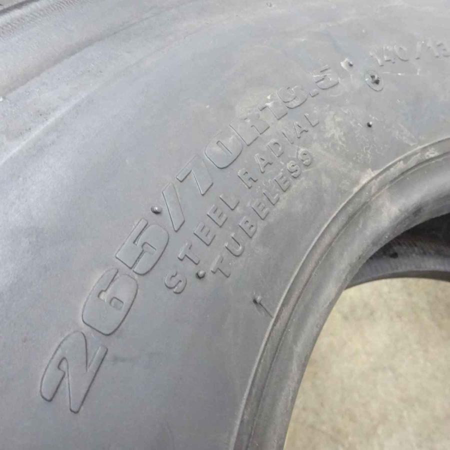 新品　265/70R19.5 1本セット　未使用品　現状販売 リトレッド ほぼ未使用品 265/70R19.5 140/138 TB ミックスタイヤ 2本