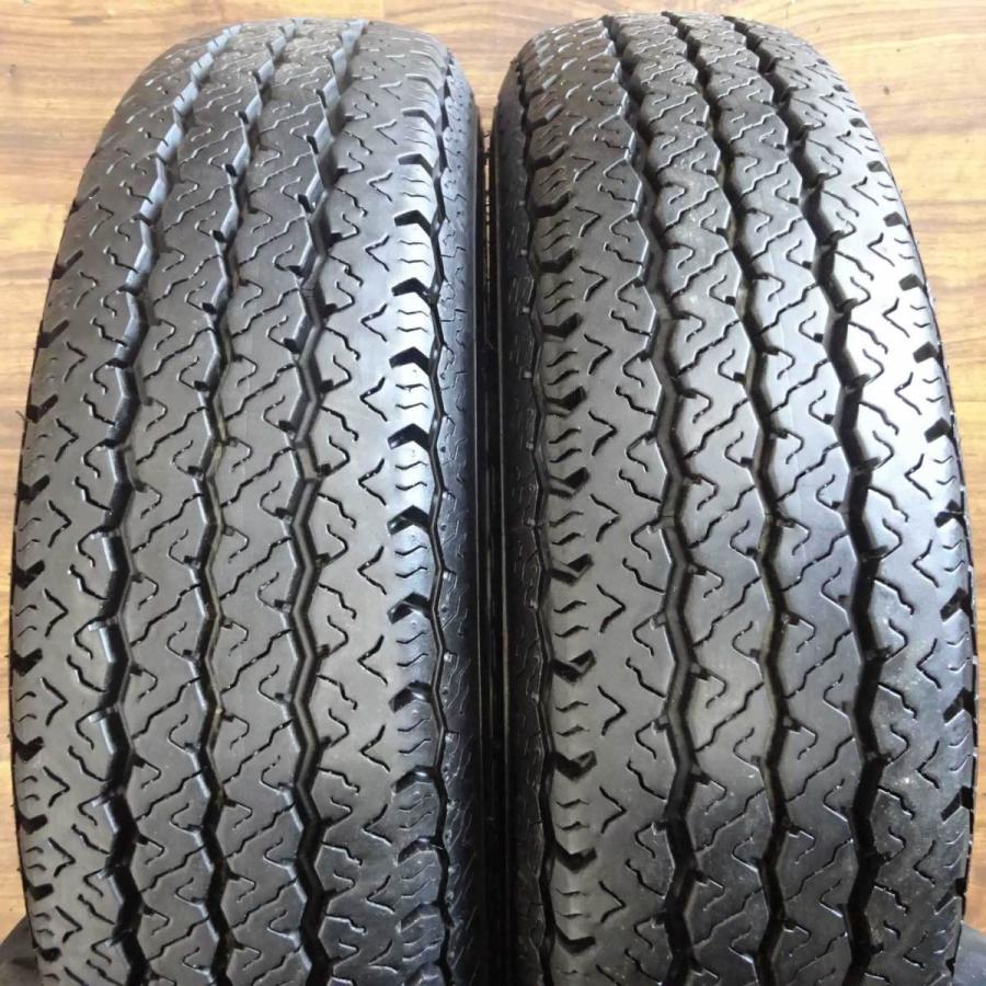 145R12×3.5J 6PR LT サマータイヤ＆鉄 4本SET ブリヂストンRD-605 2013
