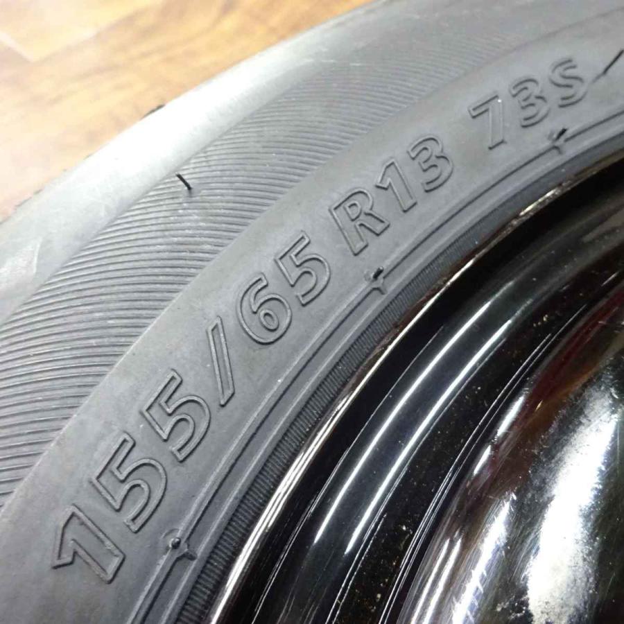 NEXTRY 155/65R13×4.5J 73S サマータイヤ＆デイトナ 鉄ホイール 4本SET 