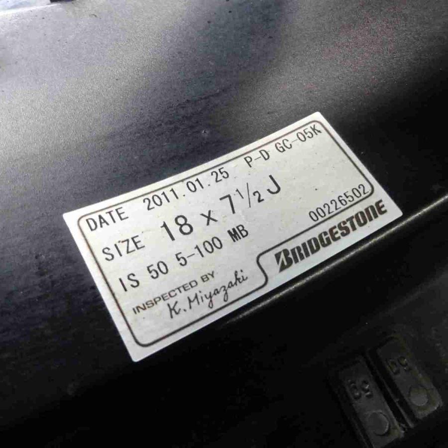 プロドライブ GC-05K 18×7.5J 4本SET PCD100mm +50 ハブ径73mm : 庄内