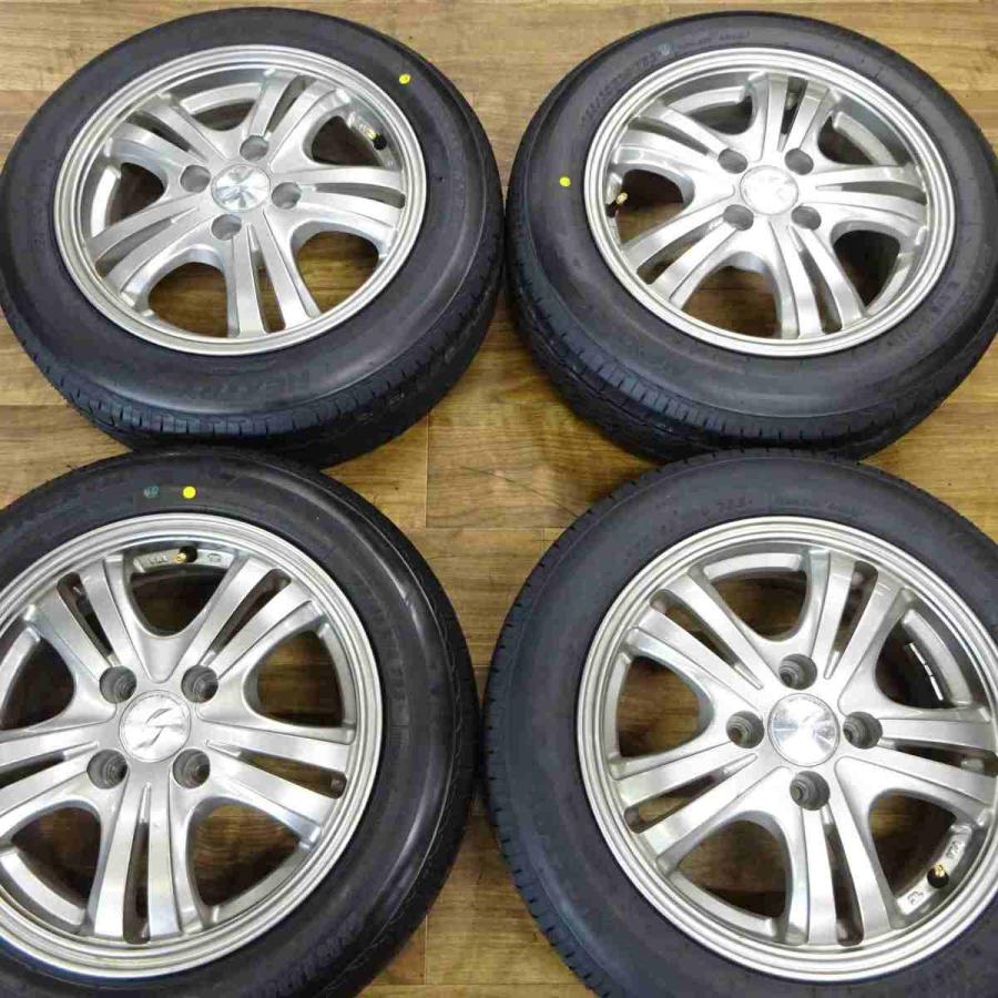 NEXTRY 155/65R14×5.5J 75S サマータイヤ＆アルミ 4本SET ブリヂストン