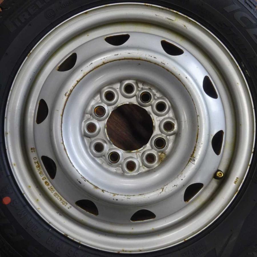 155/65R13×4J 73Q スタッドレスタイヤ＆マルチ鉄ホイール 4本SET