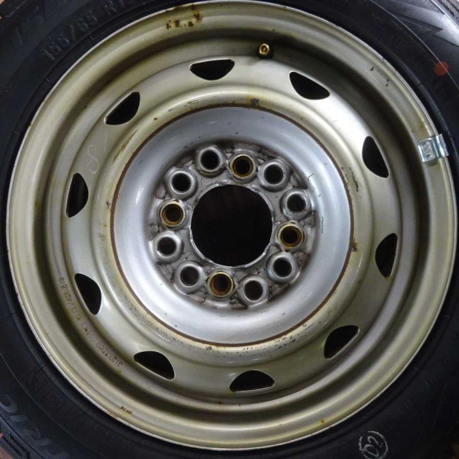 155/65R13×4.5J 73Q スタッドレスタイヤ＆マルチ鉄ホイール 4本SET 