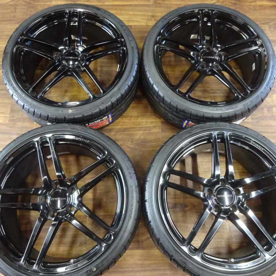 会社宛 送料無料 225/35R19×8.5J 84W サマータイヤ＆アルミ 4本SET