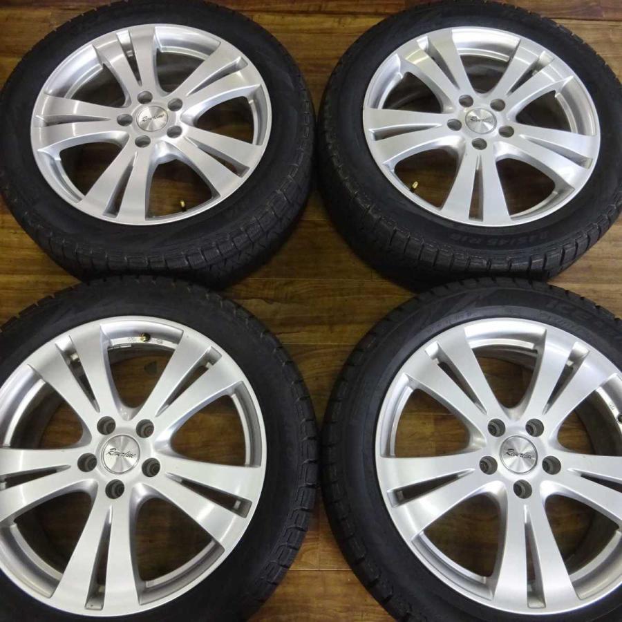 会社宛 送料無料 245/45R18×7J 100Q スタッドレスタイヤ＆アルミ 4本