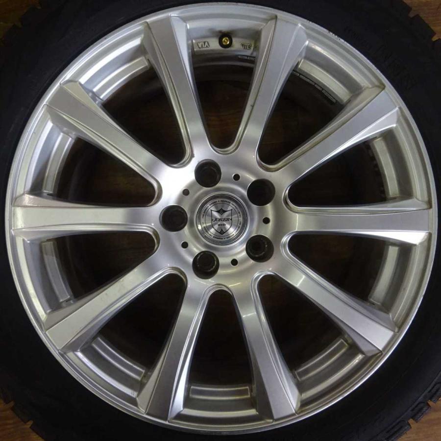 会社宛 送料無料 245/45R18×7.5J 100Q スタッドレスタイヤ＆アルミ 4本