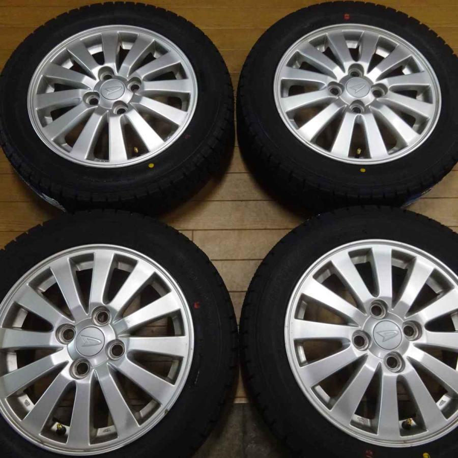 【受渡決まりました】ダイハツ純正ホイール155/65R14 21年製スタッドレスタイヤ　4本セット　グッドイヤーアイスナビ　 アイスナビ 155/65R14×4.5J 75Q スタッドレスタイヤ＆ダイハツ純正