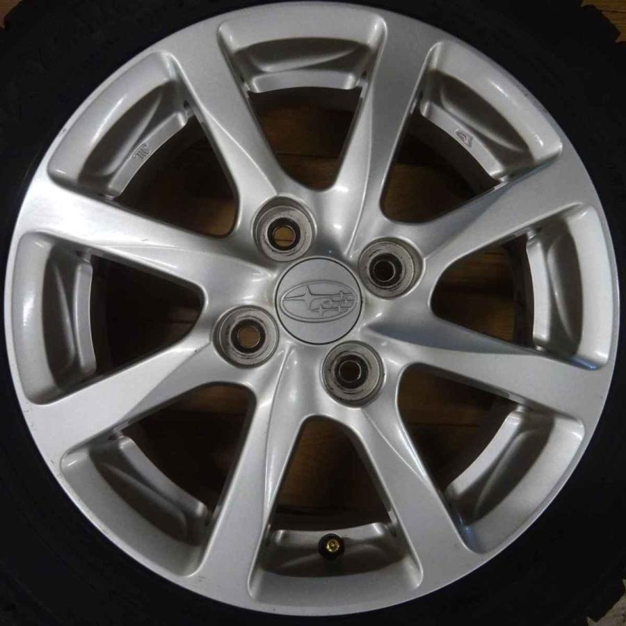 アイスナビ 155/65R14×4.5J 75Q スタッドレスタイヤ＆スバル純正アルミ 
