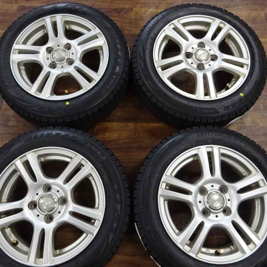 ブリザック VRX2 155/65R14×5.5J 75Q スタッドレスタイヤ＆アルミ 4本 
