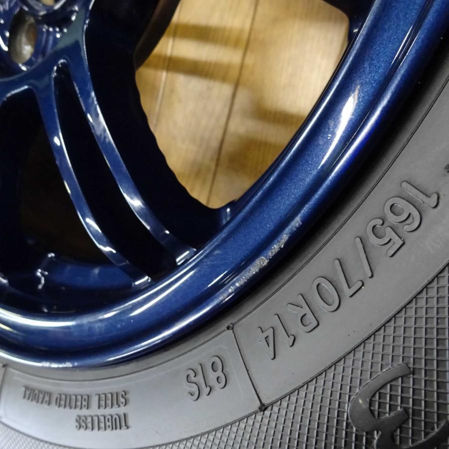 NANOENERGY 会社宛 送料無料 165/70R14×6J 81S サマータイヤ＆アルミ 4