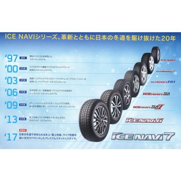 グッドイヤー（GOODYEAR） 当日〜翌日発送 1本価格 アイスナビ7 155