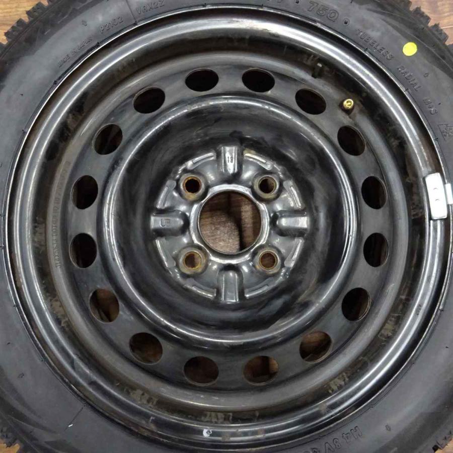 ブリザック VRX2 155/65R14×5.5J 75Q スタッドレスタイヤ＆鉄 4本SET