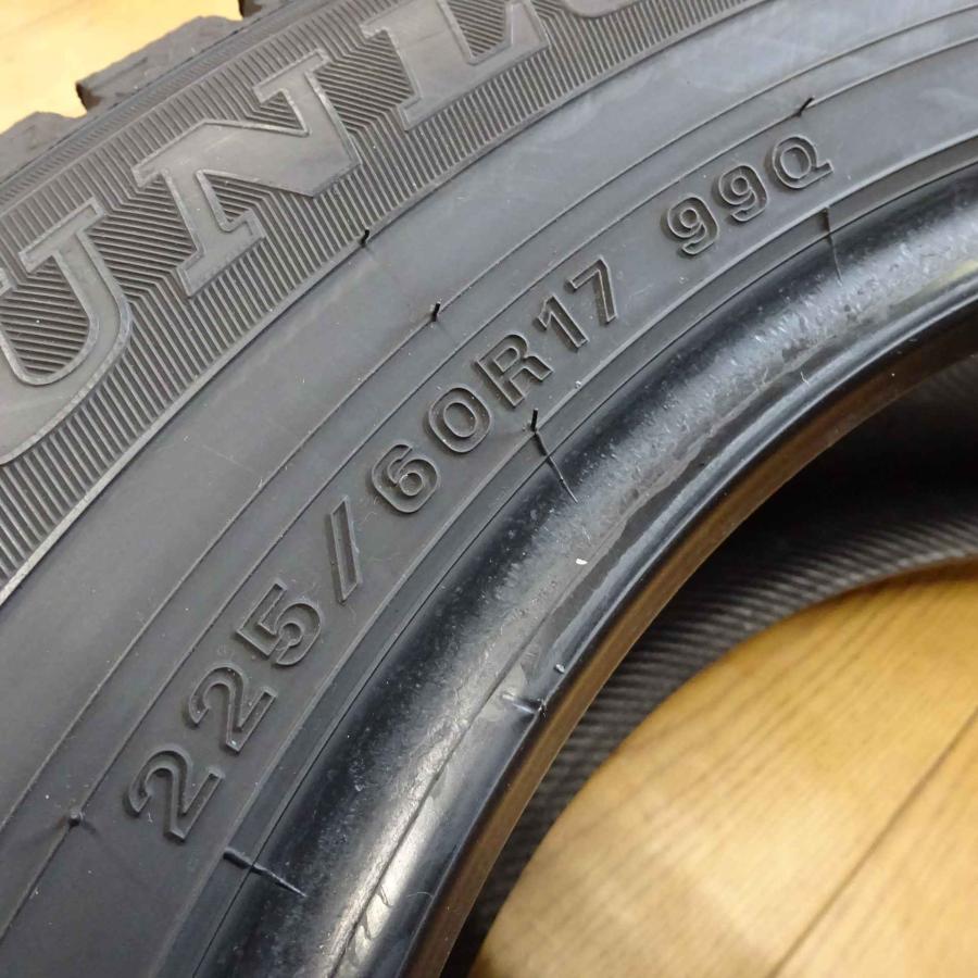 ■4本SET!■NO,B1421■会社宛 送料無料■225/60R17 99Q■ダンロップ WINTER MAXX WM02■冬 2019年製 アルファード ヴェルファイア エルグラの画像