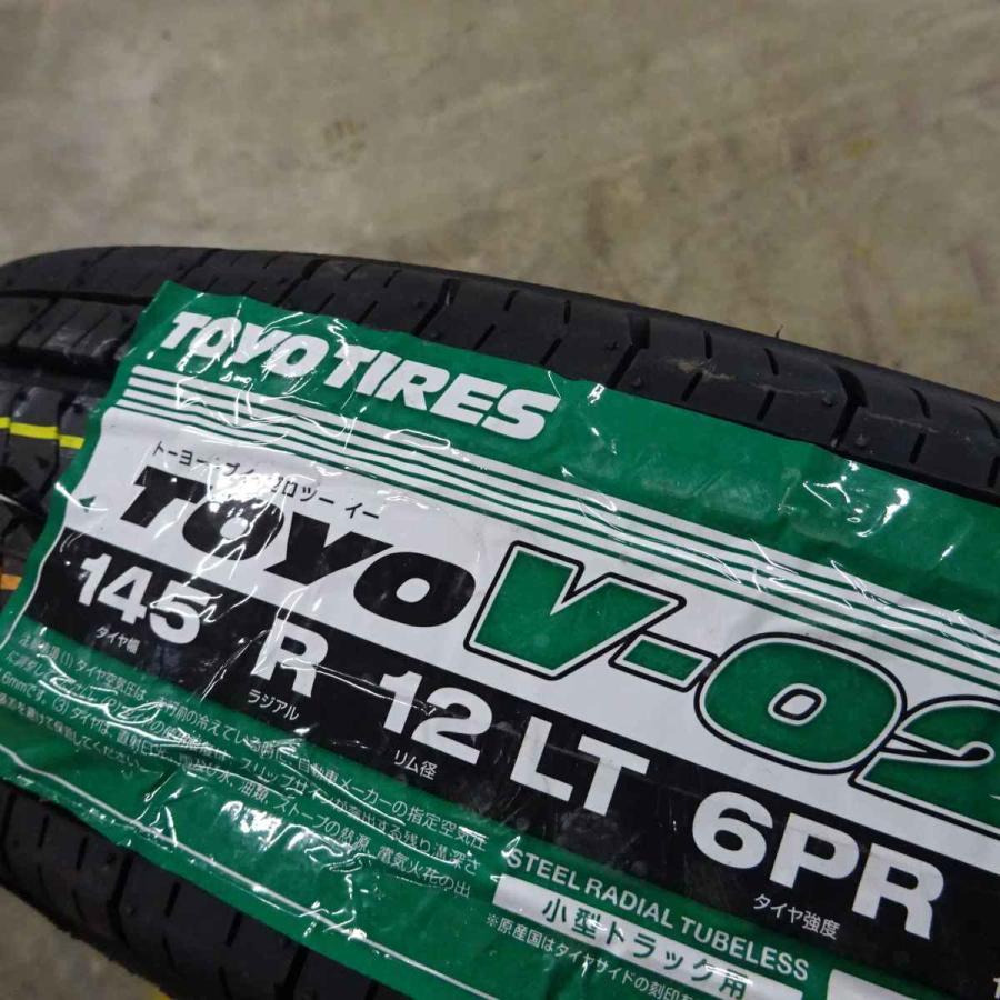 TOYO 145R12 LT タイヤ・ホイール4本 セット バントラック用 TOYO TIRES（トーヨータイヤ） 145R12×4J 6PR LT サマータイヤ＆鉄
