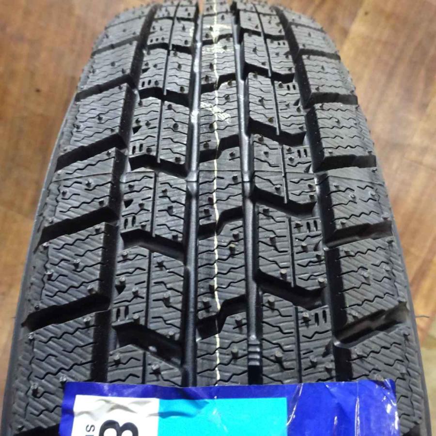 グッドイヤー アイスナビ 7145/80R13 2021年製 4本 セット アイスナビ 145/80R13×4.5J 75Q スタッドレスタイヤ＆鉄 4本SET