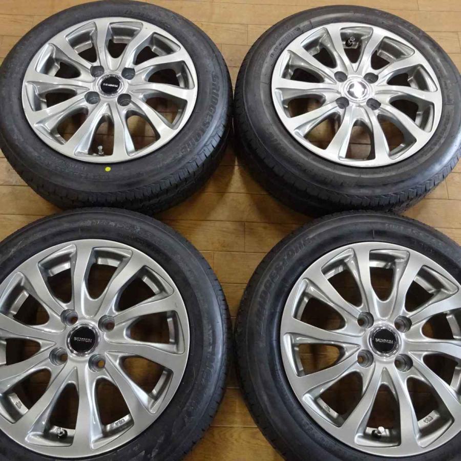 155/65R14×5.5J 75S サマータイヤ＆アルミ 4本SET ブリヂストン