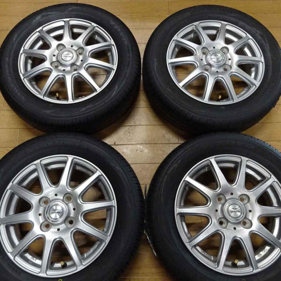 NANOENERGY 155/65R13×4J 73S サマータイヤ＆アルミ 4本SET トーヨー