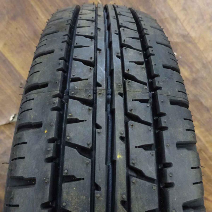145R12×4J 6PR LT サマータイヤ＆鉄 4本SET ダンロップ エナセーブ