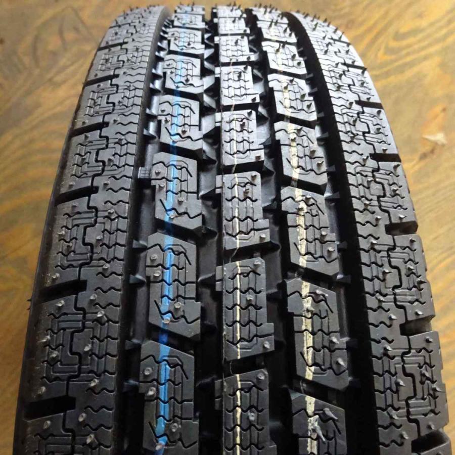 145/80R12×4J 80/78 LT スタッドレスタイヤ＆鉄 4本SET トーヨー DELVEX 934 2020年製 :B4418 ...