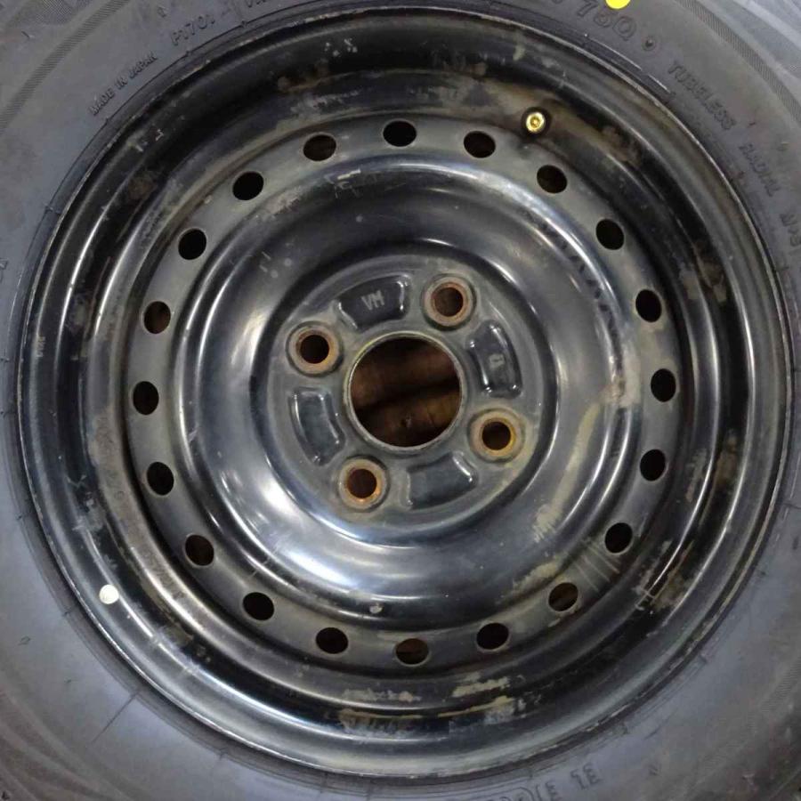 ブリザック VRX2 145/80R13×4.5J 75Q スタッドレスタイヤ＆鉄 4本SET