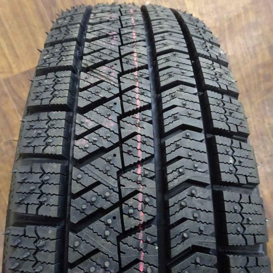ブリザック VRX2 155/65R13×4J 73Q スタッドレスタイヤ＆鉄 4本SET