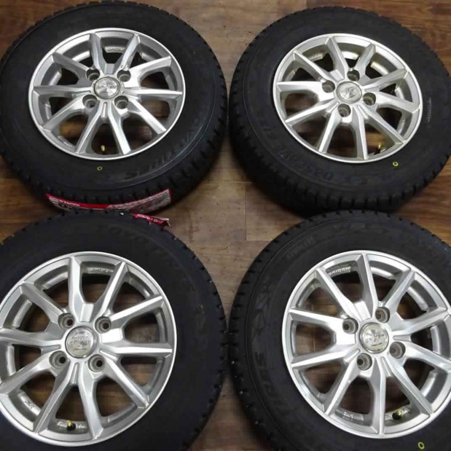 OBSERVE 145/80R13×4J 75Q スタッドレスタイヤ＆アルミ 4本SET 