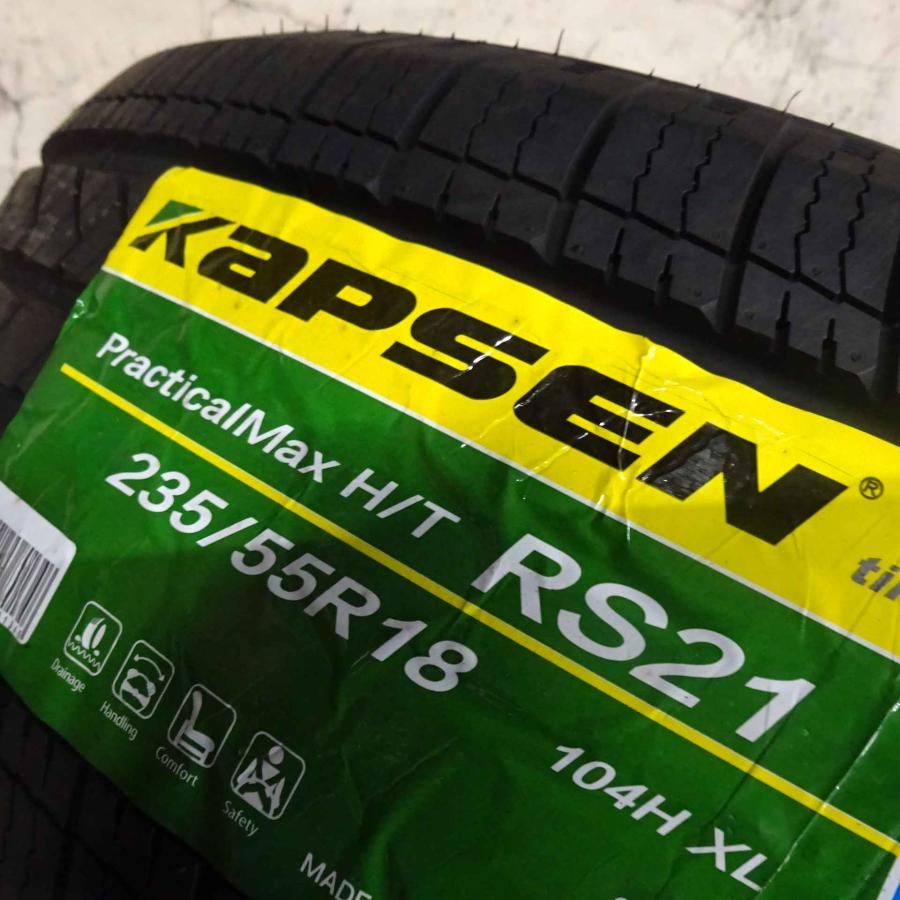 夏新品2021年製 1本 会社宛 送料無料 235/55R18 104H KAPSEN RS21 NO,B8363 : 庄内タイヤ - 通販 ...
