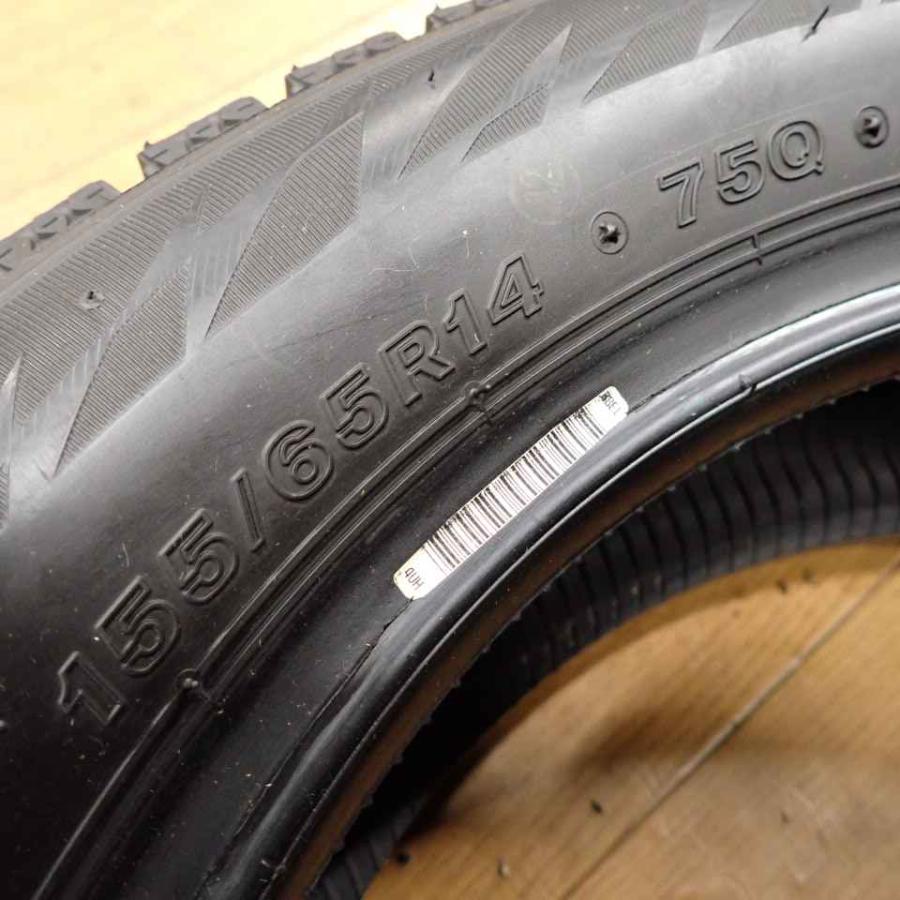 ブリザック VRX2 冬2本SET 会社宛 送料無料 155/65R14 75Q