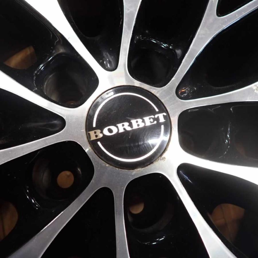 4本 会社宛 送料無料 17×7.5J BORBET プレミアム BS5 ブラポリ アルミ