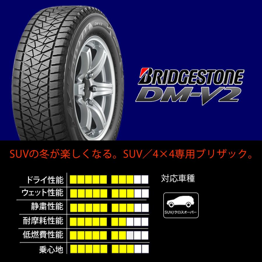 2023年製 送料無料 スタッドレスタイヤ 215/65R16 98S ブリヂストン ブリザック DM-V2 1本価格｜shonei-tire｜04