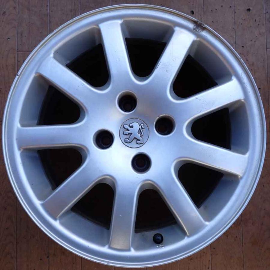 4本SET 会社宛 送料無料 16×6.5J プジョー 純正 アルミ ホイール 4穴 
