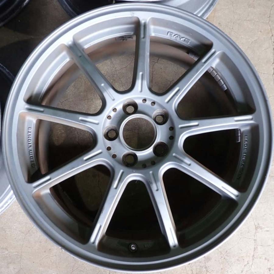 4本SET 会社宛 送料無料 17×7J RAYS グラムライツ57G アルミ 5穴 PCD 