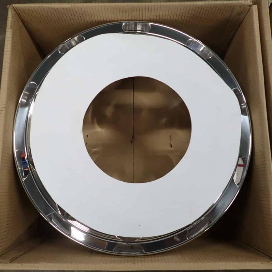 新品2本SET 会社宛 送料無料 22.5×7.50 ポリッシュ FORGED 鍛造 アルミ 10穴 PCD 335 +162 ハブ径281 大型高床車 平面座 ISO規格 NO,C4729_2