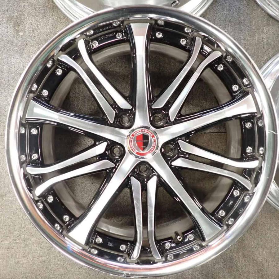 4本SET 会社宛 送料無料 19×8J 9J WORK SCHWERT アルミ ホイール 5穴 