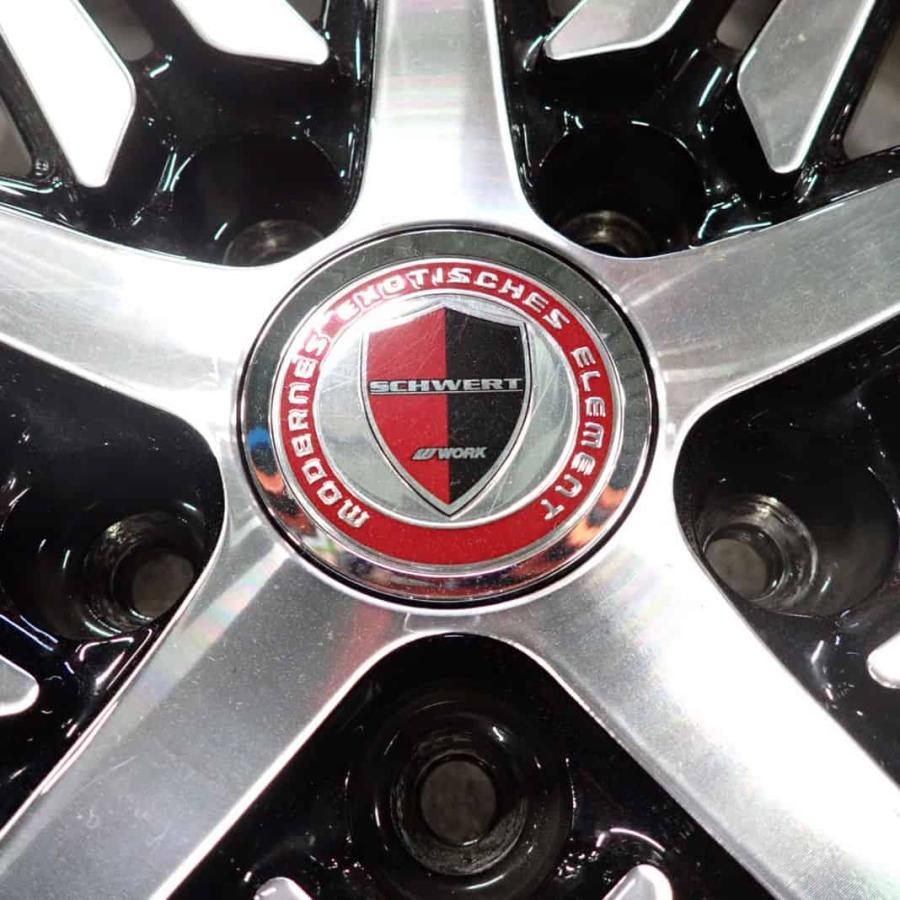 4本SET 会社宛 送料無料 19×8J 9J WORK SCHWERT アルミ ホイール 5穴