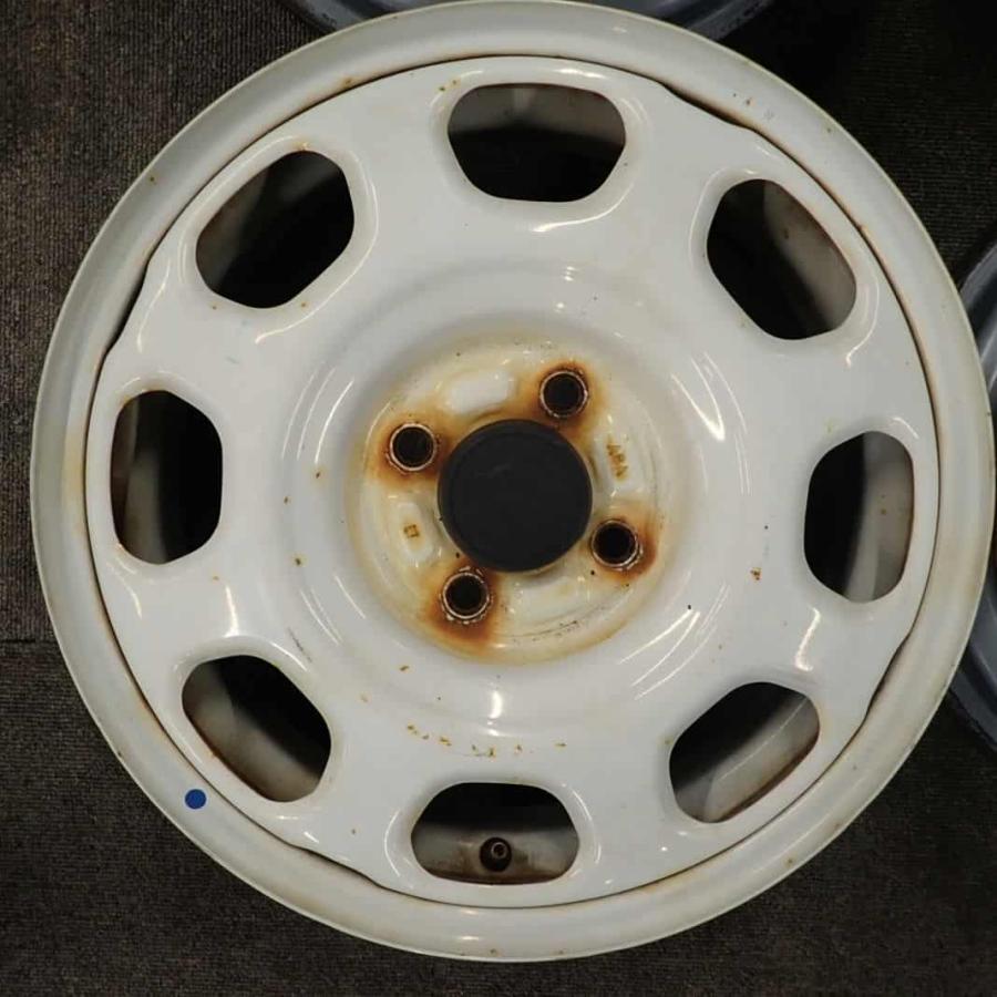 4本 会社宛 送料無料 15×4.5J スズキ 純正 スチール 4穴 PCD 100mm +45